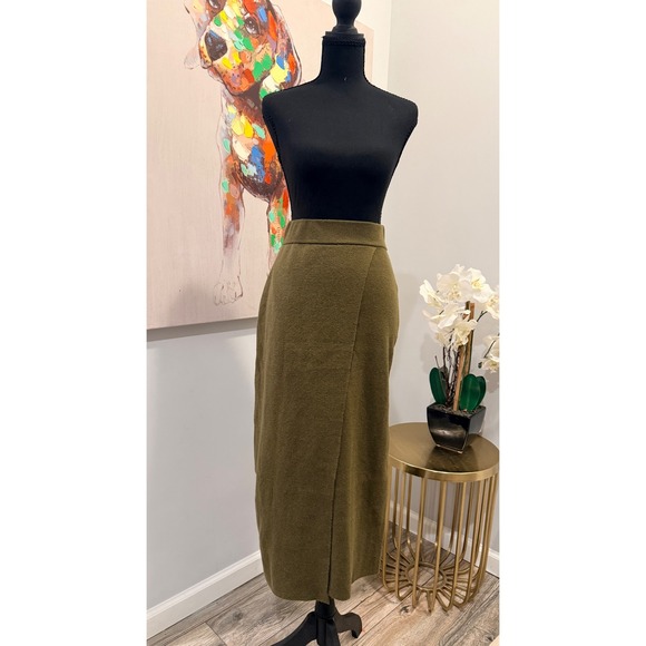 a new day Dresses & Skirts - A New Day Olive Green Knit Maxi Skirt, XS